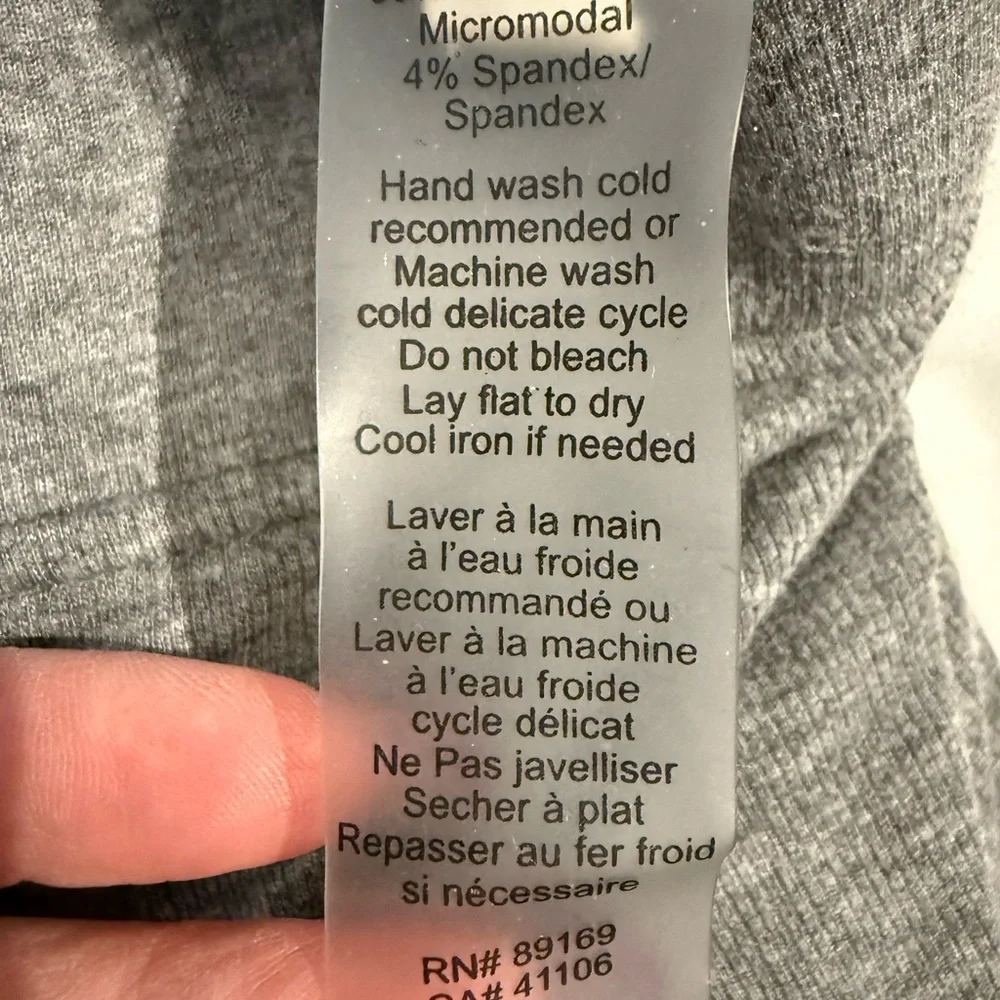 ATM Anthony Thomas Melillo Charcoal Kids Leggings - Picture 4 of 5